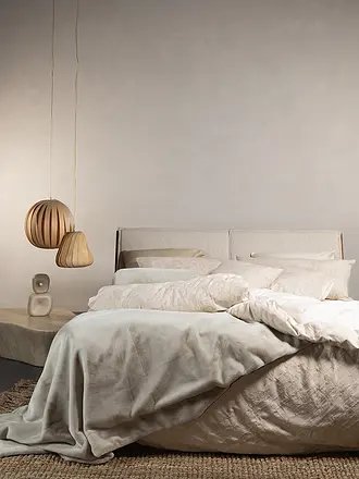 ESSENZA | Baumwoll Bettwäsche 70x90cm / 140x200cm MARIBEL Pale Purple | beige